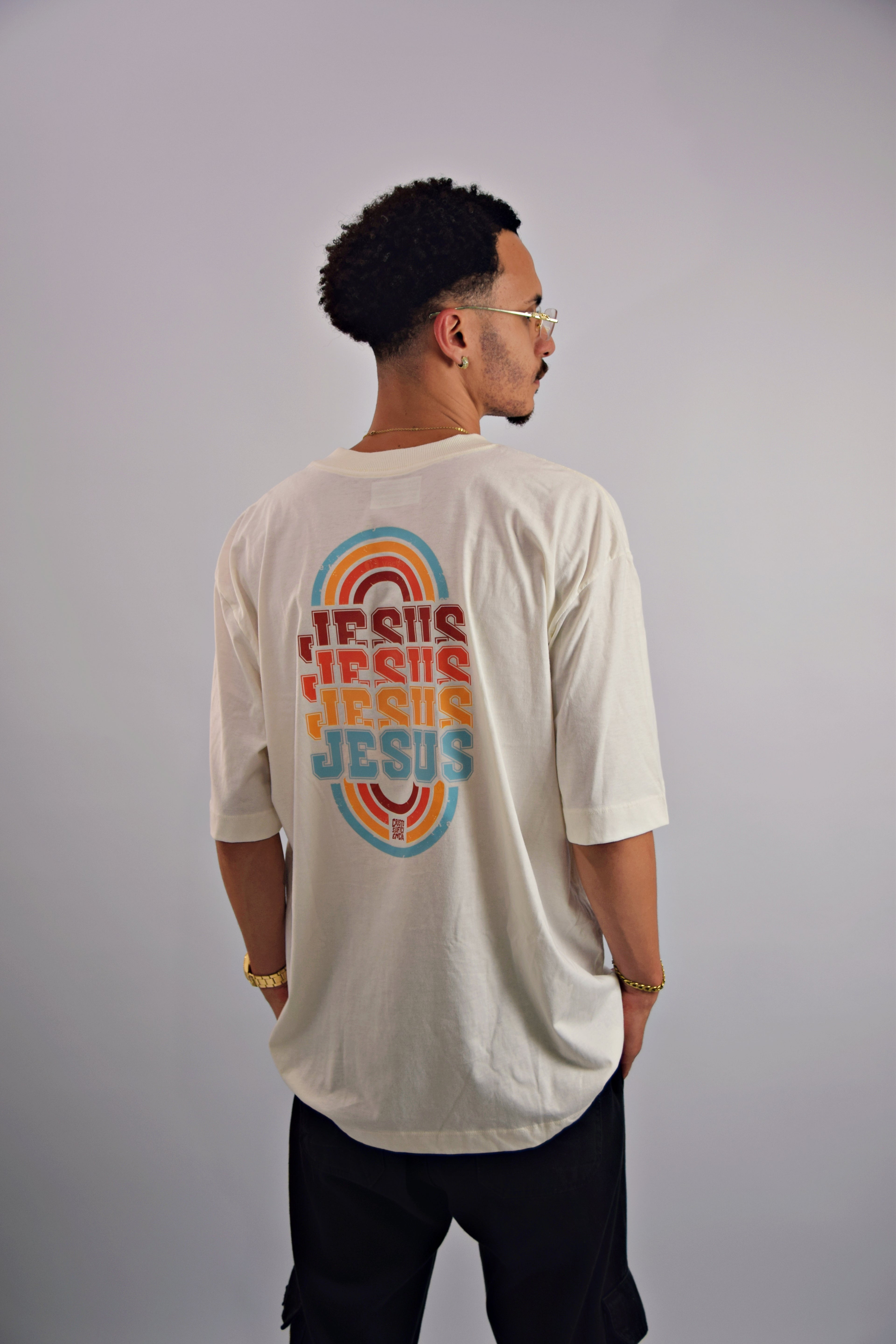 CAMISETA JESUS OVERSIZED STREET