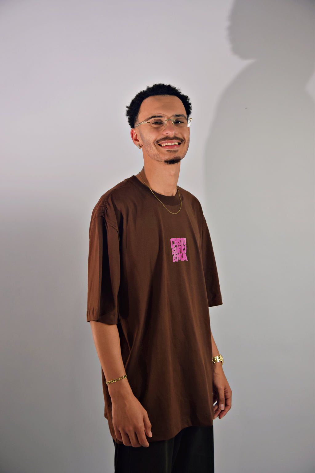 CAMISETA SENHOR É MEU PASTOR OVERSIZED STREET