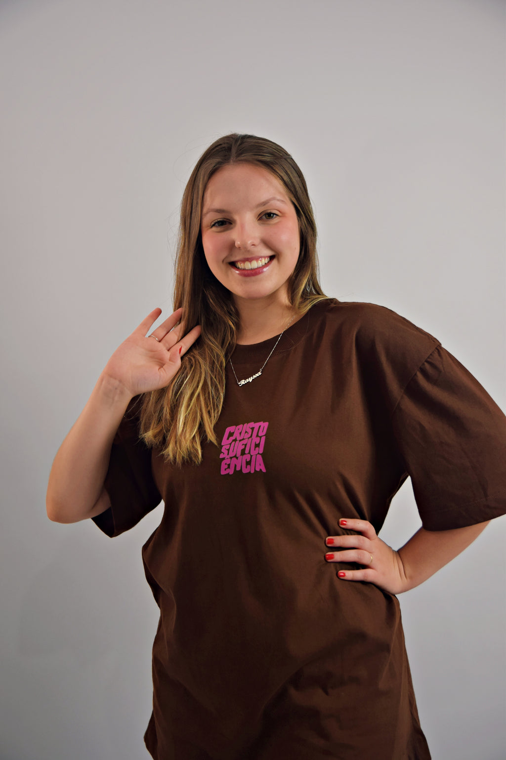 CAMISETA SENHOR É MEU PASTOR OVERSIZED STREET