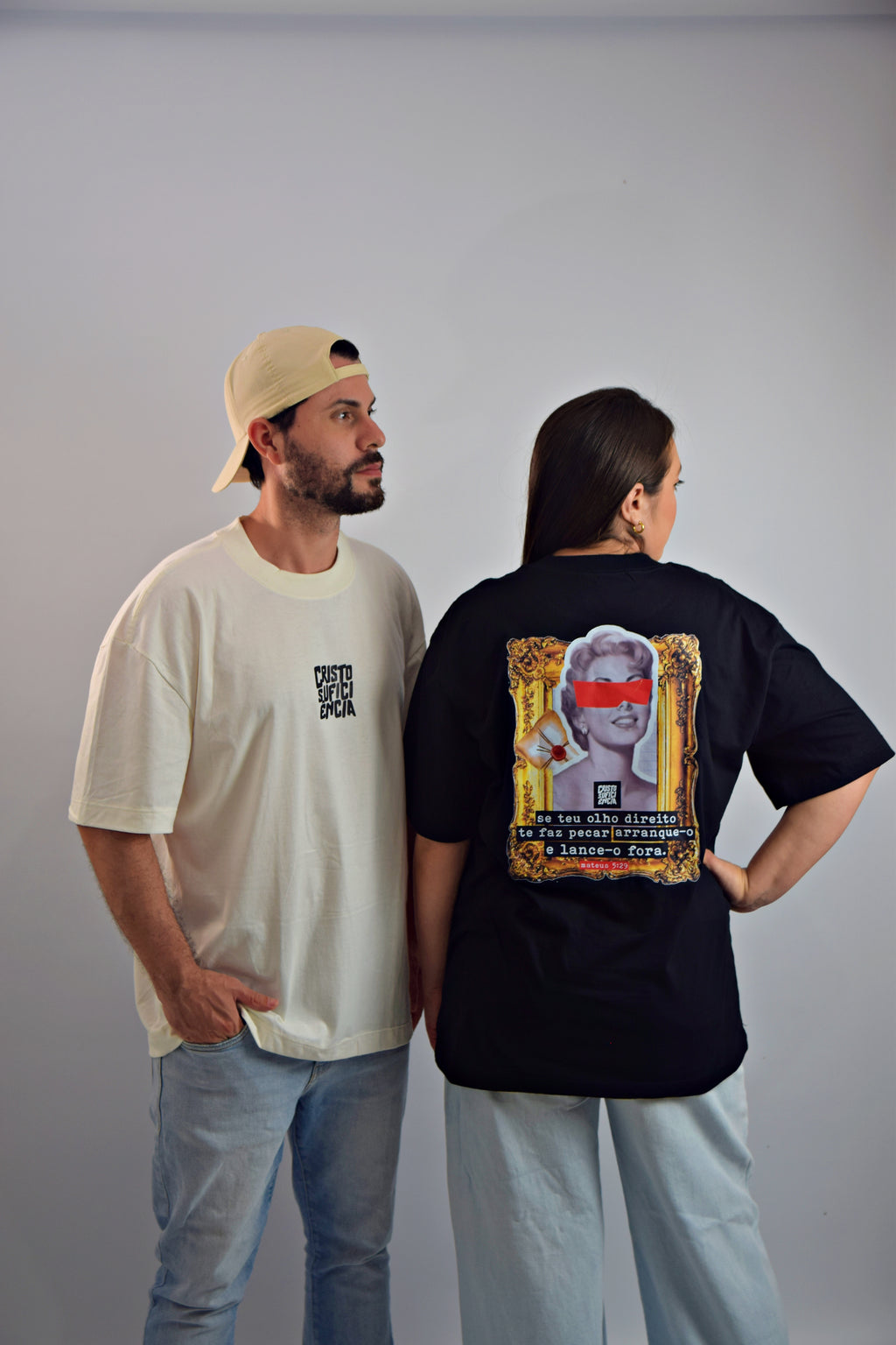 CAMISETA OLHO DIREITO OVERSIZED STREET