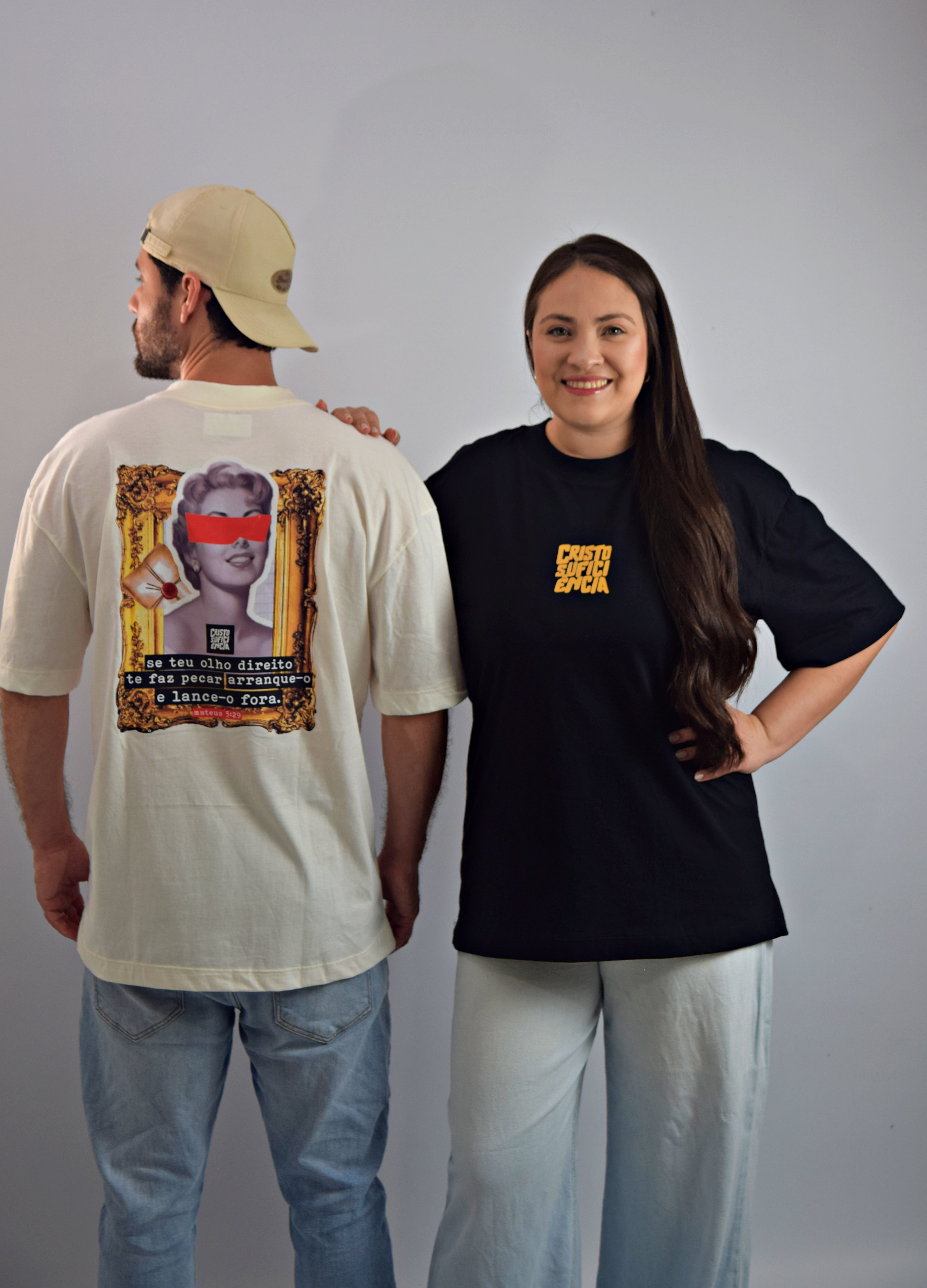 CAMISETA OLHO DIREITO OVERSIZED STREET