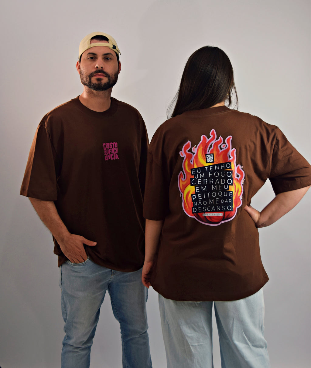 CAMISETA FOGO CERRADO OVERSIZED STREET