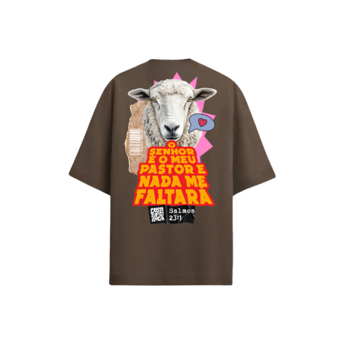 CAMISETA SENHOR É MEU PASTOR OVERSIZED STREET
