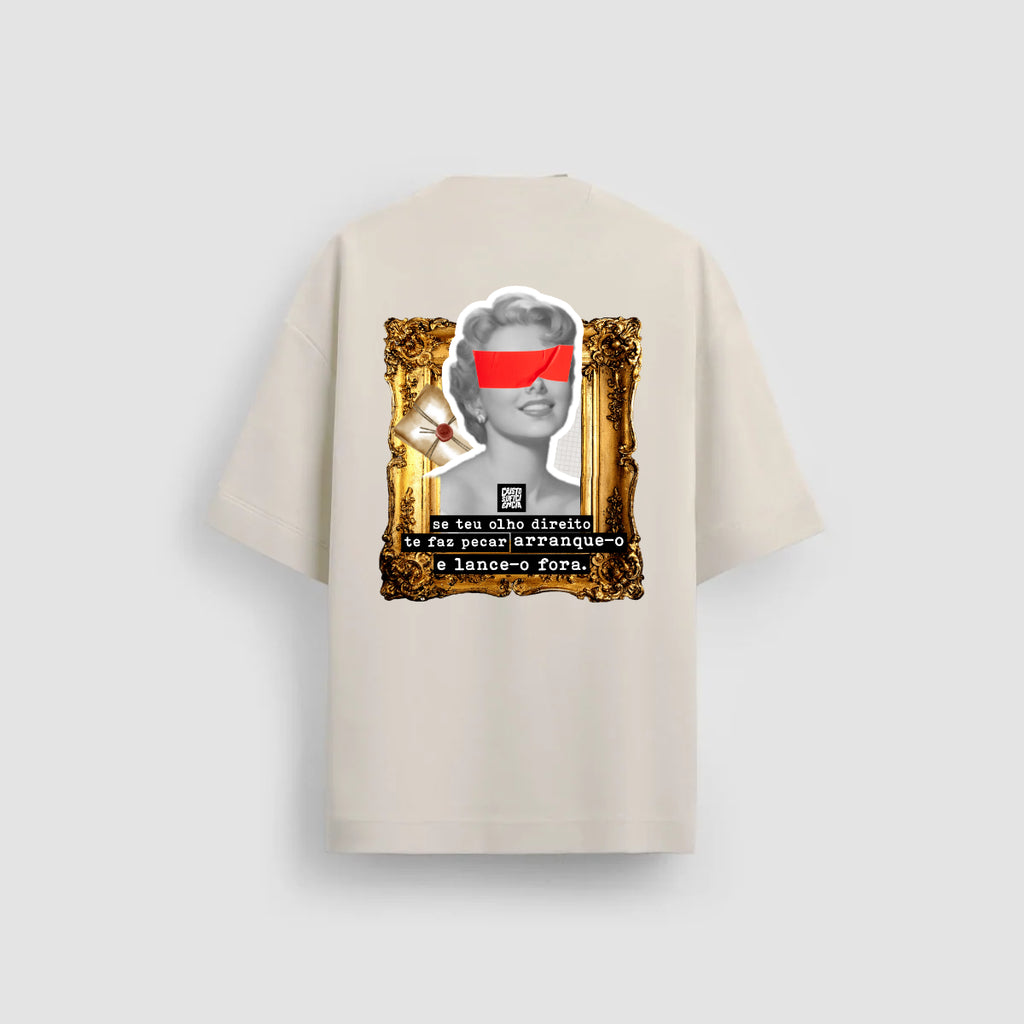 CAMISETA OLHO DIREITO OVERSIZED STREET