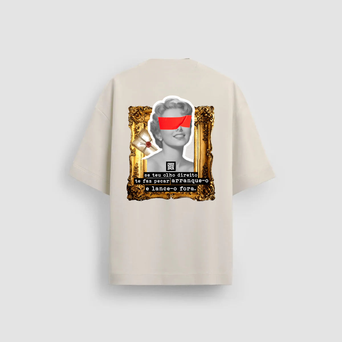 CAMISETA OLHO DIREITO OVERSIZED STREET